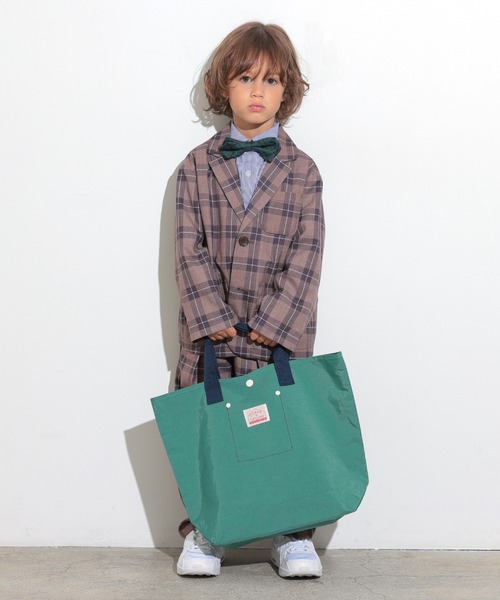 Ocean&Ground（オーシャン&グラウンド）の「ﾚｯｽﾝﾊﾞｯｸ GOODAY（トートバッグ・キッズ・ブルー系その他/ライトパープル/サーモンピンク/ダークネイビー/ライトピンク/エメラルド/ラベンダー/マスタード/ブルー/ターコイズブルー/グリーン/カーキ/ピンク/ベージュ/ダークグリーン/イエロー/レッド・FREE）」の5枚目の写真