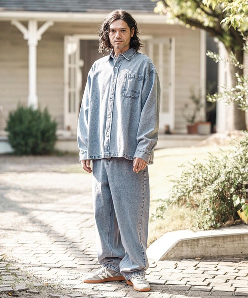 ms6080- 10ozデニムブリーチシャツ（シャツ/ブラウス）｜CAMBIO