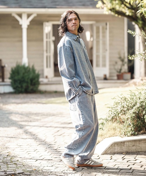 ms6080- 10ozデニムブリーチシャツ（シャツ/ブラウス）｜CAMBIO