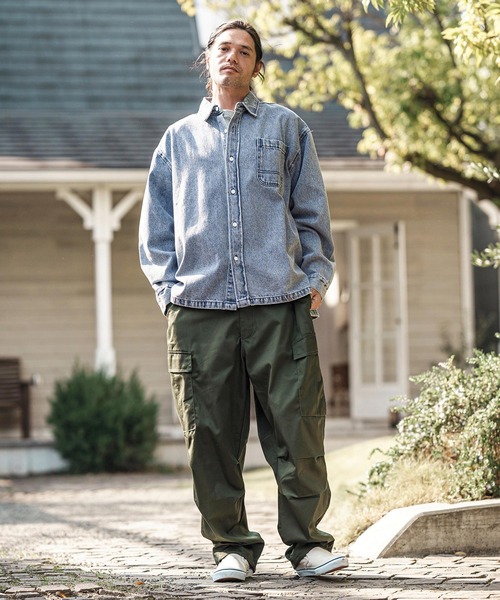 ms6080- 10ozデニムブリーチシャツ（シャツ/ブラウス）｜CAMBIO