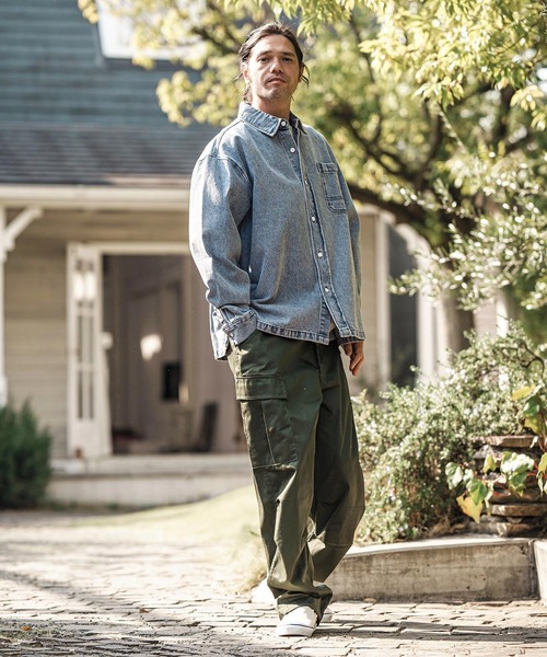 ms6080- 10ozデニムブリーチシャツ（シャツ/ブラウス）｜CAMBIO