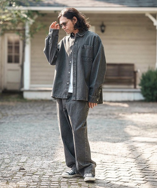 ms6080- 10ozデニムブリーチシャツ（シャツ/ブラウス）｜CAMBIO