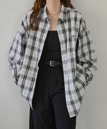［ athleta ］オーバーサイズチェックシャツ
