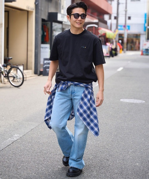 ブラウス シャツ 「 athleta 」オーバーサイズチェックシャツ レディース メンズ athleta ］オーバーサイズチェックシャツ（シャツ/ブラウス
