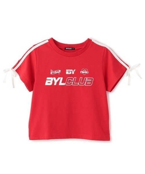 by LOVEiT（バイラビット）の「【Cuugal掲載】袖リボンラインＴシャツ（Tシャツ/カットソー・キッズ・オフホワイト/ネイビー/レッド・160cm/120cm/130cm/150cm/140cm）」の7枚目の写真