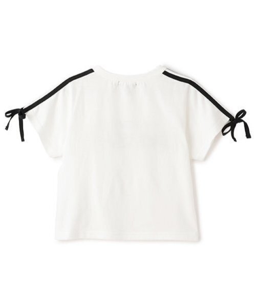 by LOVEiT（バイラビット）の「【Cuugal掲載】袖リボンラインＴシャツ（Tシャツ/カットソー・キッズ・オフホワイト/ネイビー/レッド・160cm/120cm/130cm/150cm/140cm）」の9枚目の写真