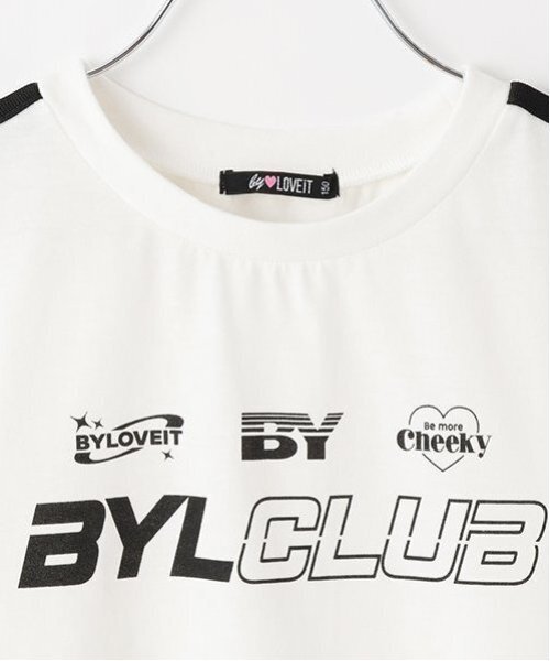 by LOVEiT（バイラビット）の「【Cuugal掲載】袖リボンラインＴシャツ（Tシャツ/カットソー・キッズ・オフホワイト/ネイビー/レッド・160cm/120cm/130cm/150cm/140cm）」の10枚目の写真