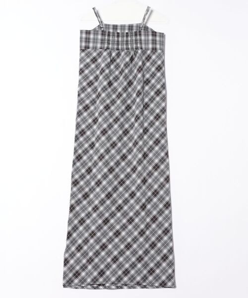 esutoreja（エストレジャ）の「チェックキャミソールワンピース（ワンピース・レディース・ブラック/ブラウン/レッド・FREE）」の10枚目の写真