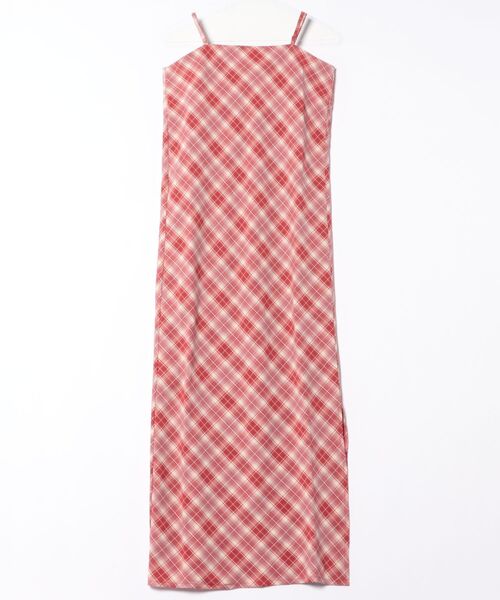 esutoreja（エストレジャ）の「チェックキャミソールワンピース（ワンピース・レディース・ブラック/ブラウン/レッド・FREE）」の13枚目の写真