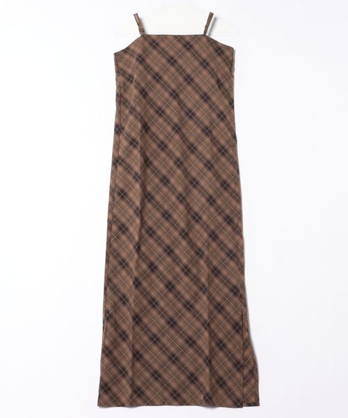 esutoreja（エストレジャ）の「チェックキャミソールワンピース（ワンピース・レディース・ブラック/ブラウン/レッド・FREE）」の11枚目の写真