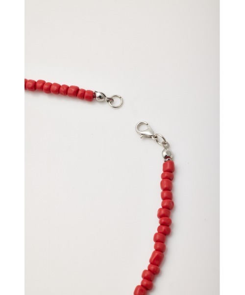 RODEO CROWNS WIDE BOWL（ロデオクラウンズワイドボウル）の「フラワービーズネックレス（ネックレス・レディース・レッド/ゴールド/シルバー・FREE）」の11枚目の写真