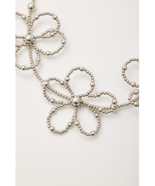 RODEO CROWNS WIDE BOWL（ロデオクラウンズワイドボウル）の「フラワービーズネックレス（ネックレス・レディース・レッド/ゴールド/シルバー・FREE）」の14枚目の写真