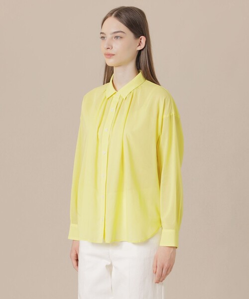MACKINTOSH LONDON(マッキントッシュ ロンドン)の「【WEB・一部店舗限定】コットンボイルブラウス(シャツ/ブラウス・レディース・ネイビー/イエロー/ベージュ・38)」の8枚目の写真