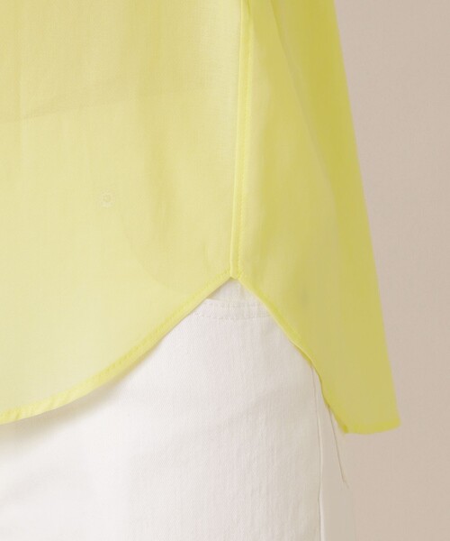 MACKINTOSH LONDON(マッキントッシュ ロンドン)の「【WEB・一部店舗限定】コットンボイルブラウス(シャツ/ブラウス・レディース・ネイビー/イエロー/ベージュ・38)」の11枚目の写真