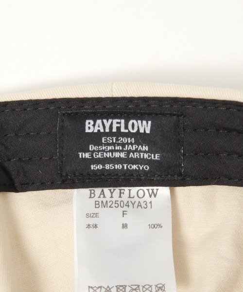 BAYFLOW（ベイフロー）の「刺繍バイカラーCAP（キャップ・メンズ・ネイビー/レッド/カーキ・FREE）」の12枚目の写真