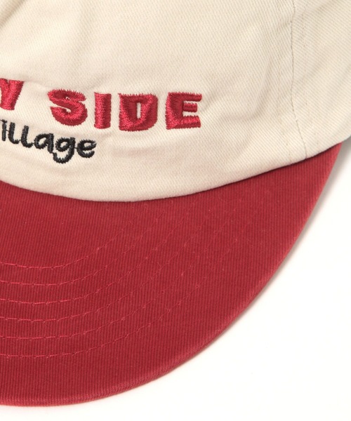 BAYFLOW（ベイフロー）の「刺繍バイカラーCAP（キャップ・メンズ・ネイビー/レッド/カーキ・FREE）」の13枚目の写真