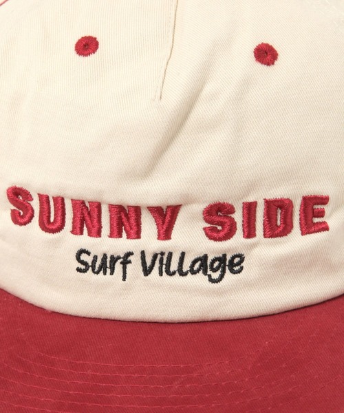 BAYFLOW（ベイフロー）の「刺繍バイカラーCAP（キャップ・メンズ・ネイビー/レッド/カーキ・FREE）」の14枚目の写真