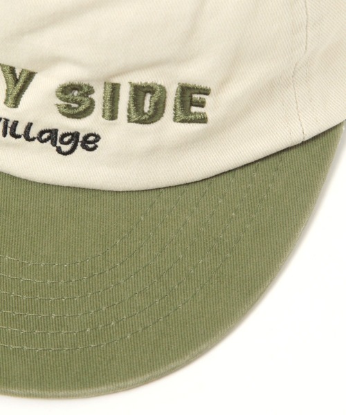 BAYFLOW（ベイフロー）の「刺繍バイカラーCAP（キャップ・メンズ・ネイビー/レッド/カーキ・FREE）」の16枚目の写真