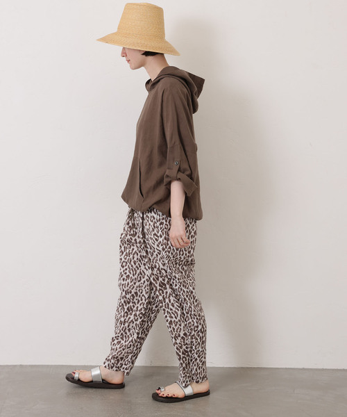journal standard luxe レオパリネンタックイージーパンツ レオパリネンタックイージーパンツ（その他パンツ）｜JOURNAL