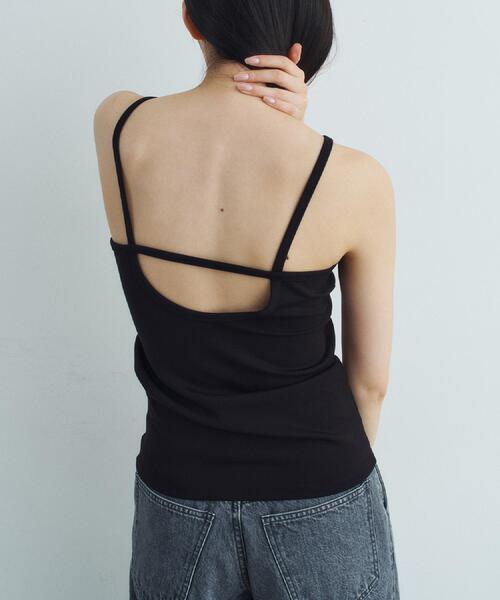 CODE A（コードエー）の「design cut camisole（タンクトップ・レディース・ブラック系4/ホワイト系5/ブラック/ホワイト・00）」の16枚目の写真