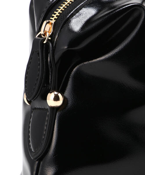 FREE'S MART（フリーズマート）の「◆デイリーボストンバッグ（ボストンバッグ・レディース・ホワイト/ブラック・ﾌﾘ-）」の8枚目の写真