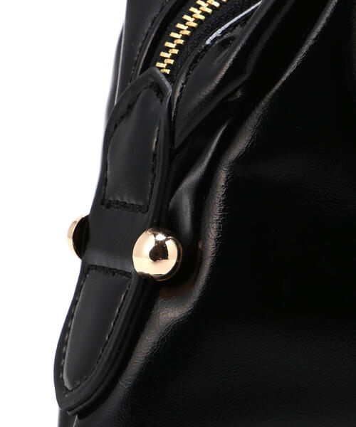 FREE'S MART（フリーズマート）の「◆デイリーボストンバッグ（ボストンバッグ・レディース・ホワイト/ブラック・ﾌﾘ-）」の9枚目の写真