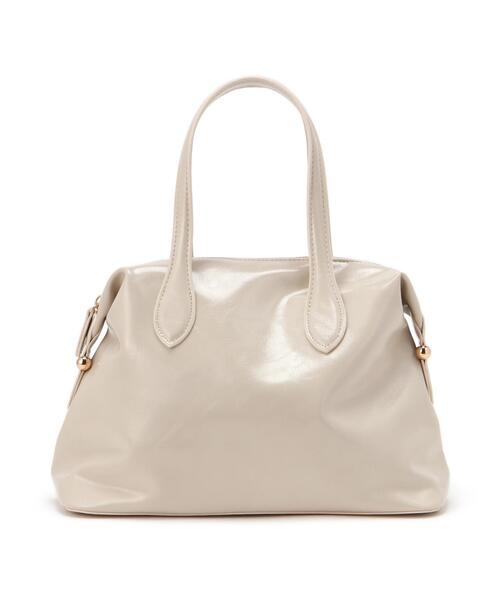 FREE'S MART（フリーズマート）の「◆デイリーボストンバッグ（ボストンバッグ・レディース・ホワイト/ブラック・ﾌﾘ-）」の13枚目の写真