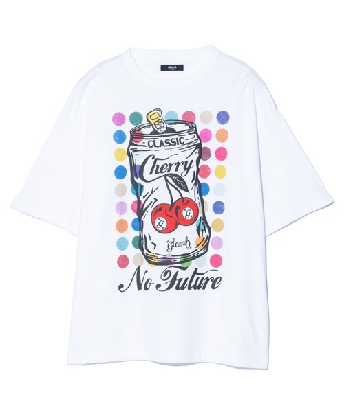 tシャツ cherry doodle big tee レディース メンズ 🍒チェリーボーイ🍒 / れなしや ( lenashiya )のスタンダードT