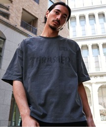 『THRASHER/スラッシャー』GAME LOGO PIGMENT半袖TEE