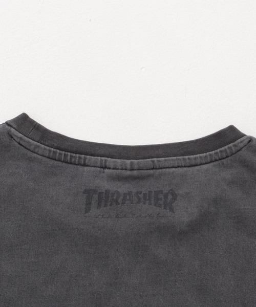 THRASHER(スラッシャー)の「『THRASHER/スラッシャー』GAME LOGO PIGMENT半袖TEE (Tシャツ/カットソー・メンズ・ブラウン/ブラック系2/ブラック系4/ブルー/ブラック系1・L/M)」の9枚目の写真