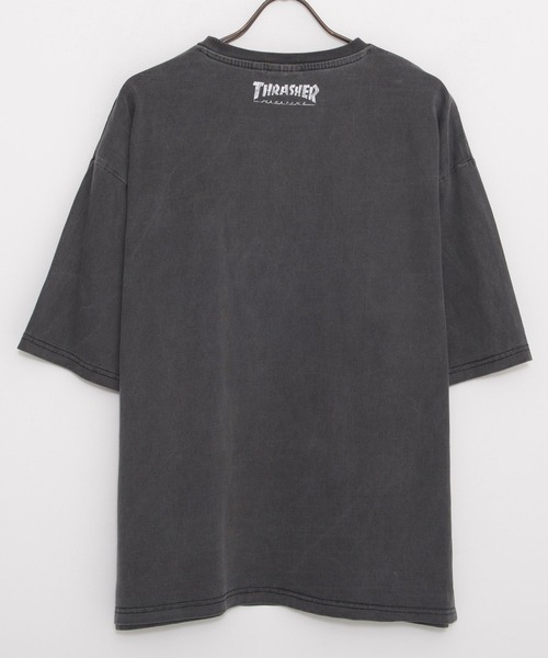 THRASHER(スラッシャー)の「『THRASHER/スラッシャー』GAME LOGO PIGMENT半袖TEE (Tシャツ/カットソー・メンズ・ブラウン/ブラック系2/ブラック系4/ブルー/ブラック系1・L/M)」の12枚目の写真