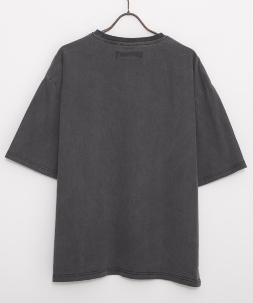THRASHER(スラッシャー)の「『THRASHER/スラッシャー』GAME LOGO PIGMENT半袖TEE (Tシャツ/カットソー・メンズ・ブラウン/ブラック系2/ブラック系4/ブルー/ブラック系1・L/M)」の16枚目の写真