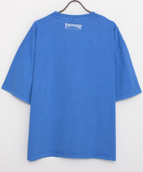 THRASHER(スラッシャー)の「『THRASHER/スラッシャー』GAME LOGO PIGMENT半袖TEE (Tシャツ/カットソー・メンズ・ブラウン/ブラック系2/ブラック系4/ブルー/ブラック系1・L/M)」の8枚目の写真