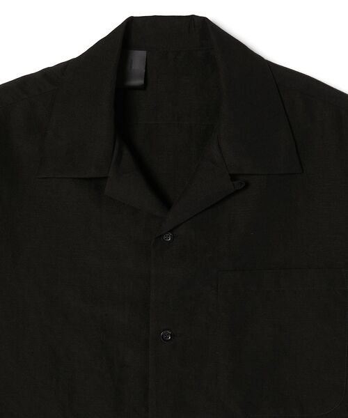 N.HOOLYWOOD テクスチャー仕上げの黒い長袖シャツ DRESS SHIRT N.HOOLYWOOD COMPILE│N-HOOLYWOOD.COM