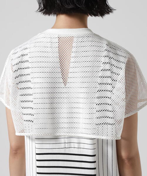 AULA AILA（アウラアイラ）の「AULA AILA/アウラアイラ/BORDER COMBINATION ONE PIECE/ボーダーコンビネーションワンピース（ワンピース・レディース・ブラック/ホワイト系2・0）」の15枚目の写真