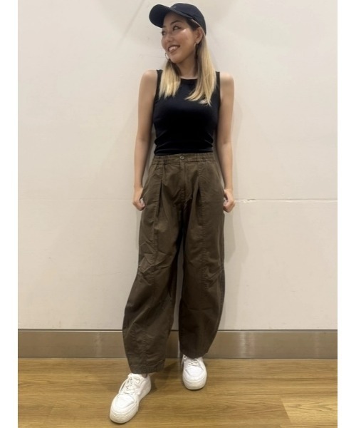 セール】ミッドライズ ツイル バレルパンツ（その他パンツ