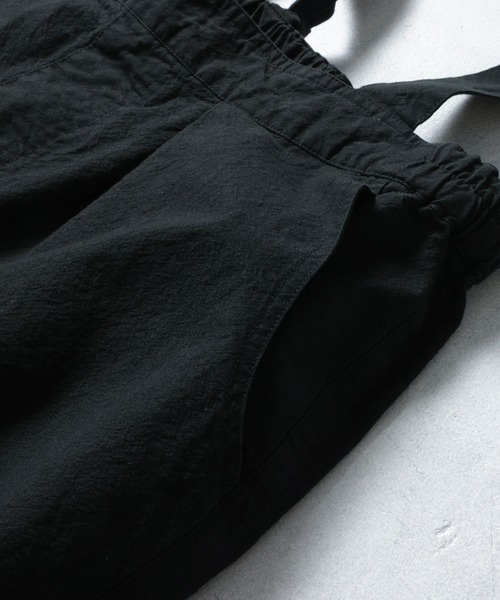 soulberry（ソウルベリー）の「すっきり可愛いサスペンダーパンツ（サロペット/オーバーオール・レディース・ブラック・LL/3L/4L/5L/M/L）」の7枚目の写真