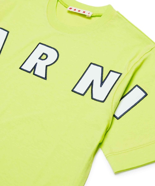 MARNI(マルニ)の「MARNI(マルニ)Kids & Junior ブランドロゴ半袖Tシャツカットソー(Tシャツ/カットソー・キッズ・ライトイエロー/ブラック/ライトグレー・12Y/14Y/8Y/6Y/4Y/10Y)」の5枚目の写真