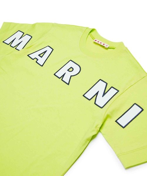 MARNI(マルニ)の「MARNI(マルニ)Kids & Junior ブランドロゴ半袖Tシャツカットソー(Tシャツ/カットソー・キッズ・ライトイエロー/ブラック/ライトグレー・12Y/14Y/8Y/6Y/4Y/10Y)」の6枚目の写真