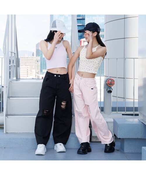 algy（アルジー）の「アソートタンタケリブキャミ（キャミソール・キッズ・ピンク/ブルー/オフホワイト・XX-SMALL/X-SMALL/MEDIUM/SMALL）」の8枚目の写真