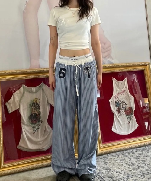 SCULPTOR(スカルプター)の「Woke Up Like This PJ Pants(その他パンツ・レディース・ブルー・LARGE/MEDIUM/SMALL/X-SMALL)」の7枚目の写真