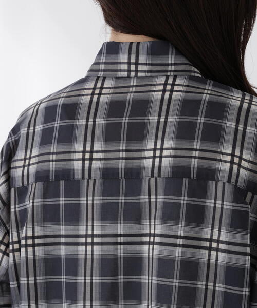 PROPORTION BODY DRESSING（プロポーションボディドレッシング）の「シアーシャツ / 1215210613（シャツ/ブラウス・レディース・カーキ/ブラック系その他/ブルー・FREE）」の7枚目の写真