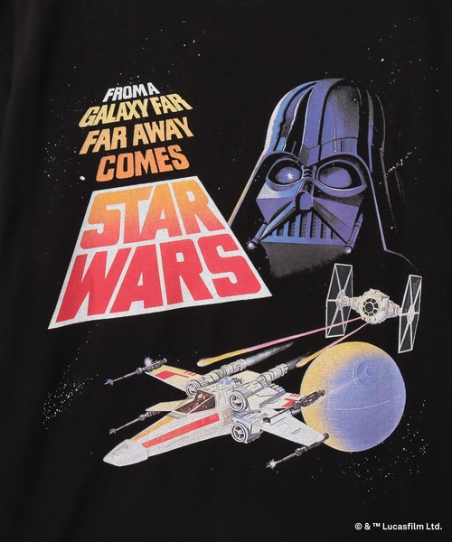 STAR WARS(スターウォーズ)の「atmos x STAR WARS x-WING T-shirt / アトモス x スターウォーズ エックスウィング Tシャツ 【SP】(Tシャツ/カットソー・メンズ・ブラック・S/M/L/XL/XXL)」の6枚目の写真