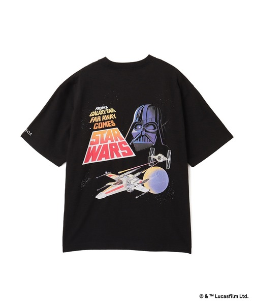 STAR WARS(スターウォーズ)の「atmos x STAR WARS x-WING T-shirt / アトモス x スターウォーズ エックスウィング Tシャツ 【SP】(Tシャツ/カットソー・メンズ・ブラック・S/M/L/XL/XXL)」の7枚目の写真