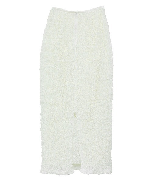 CLANE(クラネ)の「CLANE/クラネ/SHIRRING STRAIGHT SKIRT(スカート・レディース・ブラック/アイボリー/ブラウン・1)」の9枚目の写真