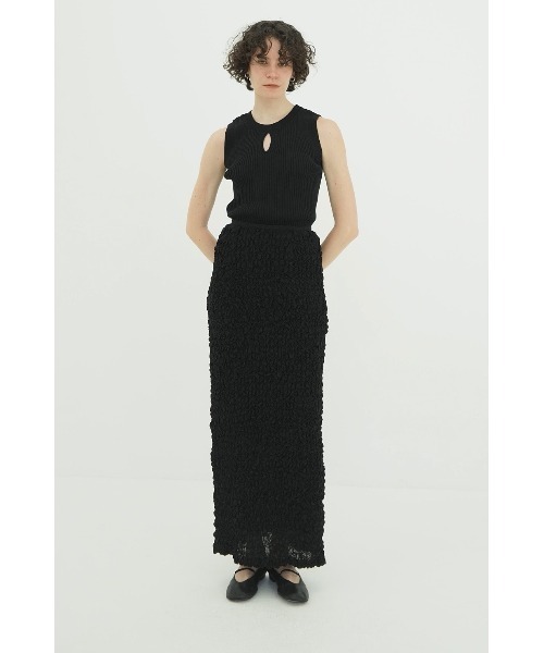CLANE(クラネ)の「CLANE/クラネ/SHIRRING STRAIGHT SKIRT(スカート・レディース・ブラック/アイボリー/ブラウン・1)」の20枚目の写真