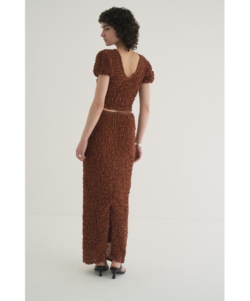 CLANE/クラネ/SHIRRING STRAIGHT SKIRT（スカート）｜CLANE