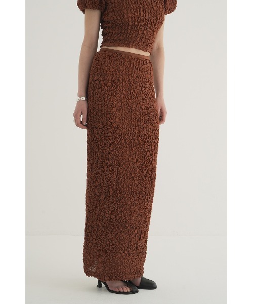 スカート CLANE SHIRRING STRAIGHT SKIRT CLANE スカート CLANE/クラネ/SHIRRING STRAIGHT SKIRT