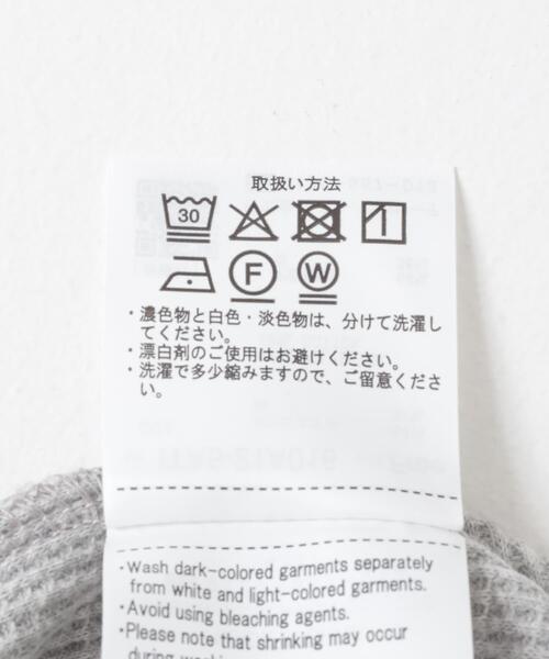 ITEMS URBANRESEARCH(アイテムズ アーバンリサーチ)の「ワッフル半袖Tシャツ(Tシャツ/カットソー・レディース・ホワイト/ベージュ/グレー/チャコールグレー・FREE)」の22枚目の写真