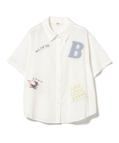 ブラウス シャツ ハートボタンシャツ Heart Button Design Shirt レディース DearMyLove ブラウス シャツ 袖ケープハートボタンブラウス